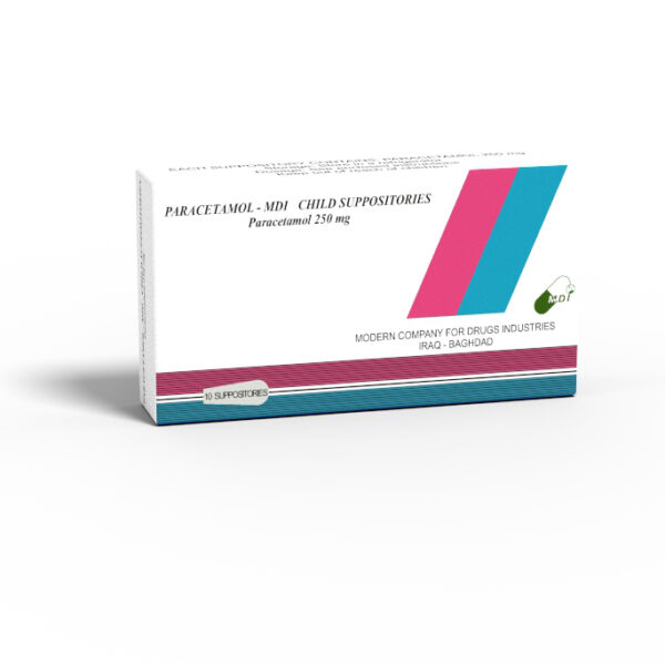 Paracetamol – MDI Child Suppositories 250mg