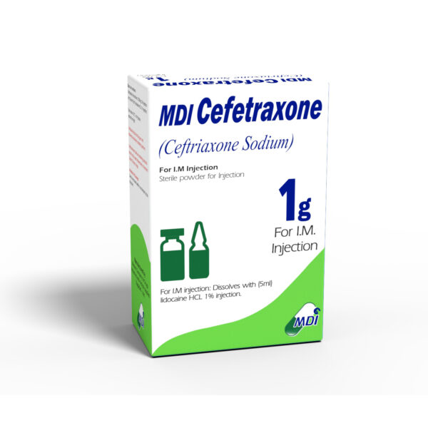 MDI - Cefetraxone IM